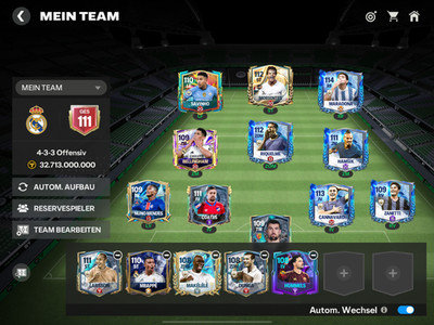 FC MOBILE ACCOUNT l OVR 112 l 70 Mio Coins l 14000 Gems  l 305 Shards  l  Lvl 39