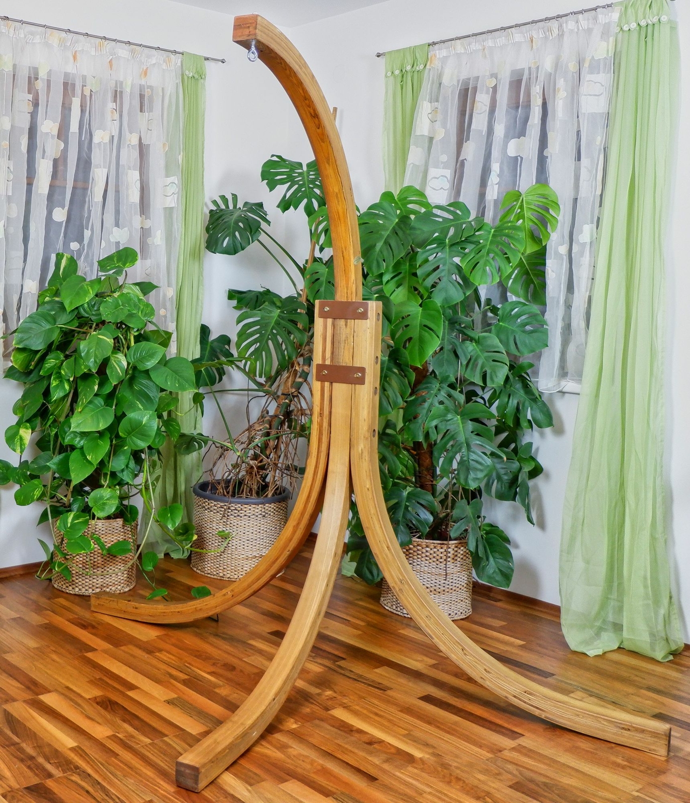 DESIGN Hängesesselgestell Holzgestell für Hängesessel NAVASSA Holz