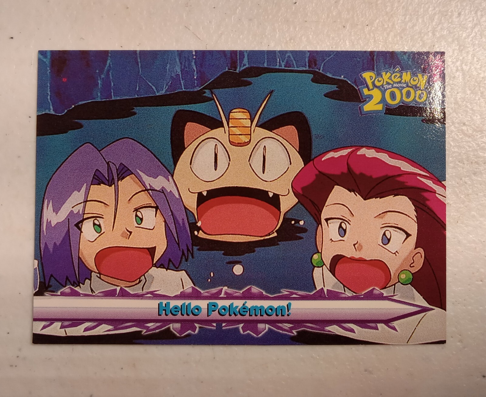 Hello Pokemon Pokemon Movie Card 2000 Blue Topps LP #56
