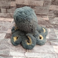 Jellycat Tiny Inky Octopus Small Little Teal Cream Retired Approx 6" JELLY6216SH