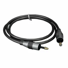 Kentek 12 ft Mini Toslink 3.5mm Audio Cable S/PDIF Digital Fiber Optical DAT DVD