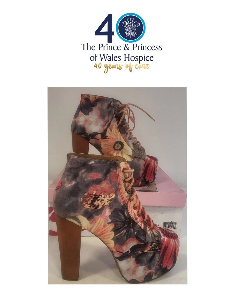 Jeffrey campbell sale floral boots