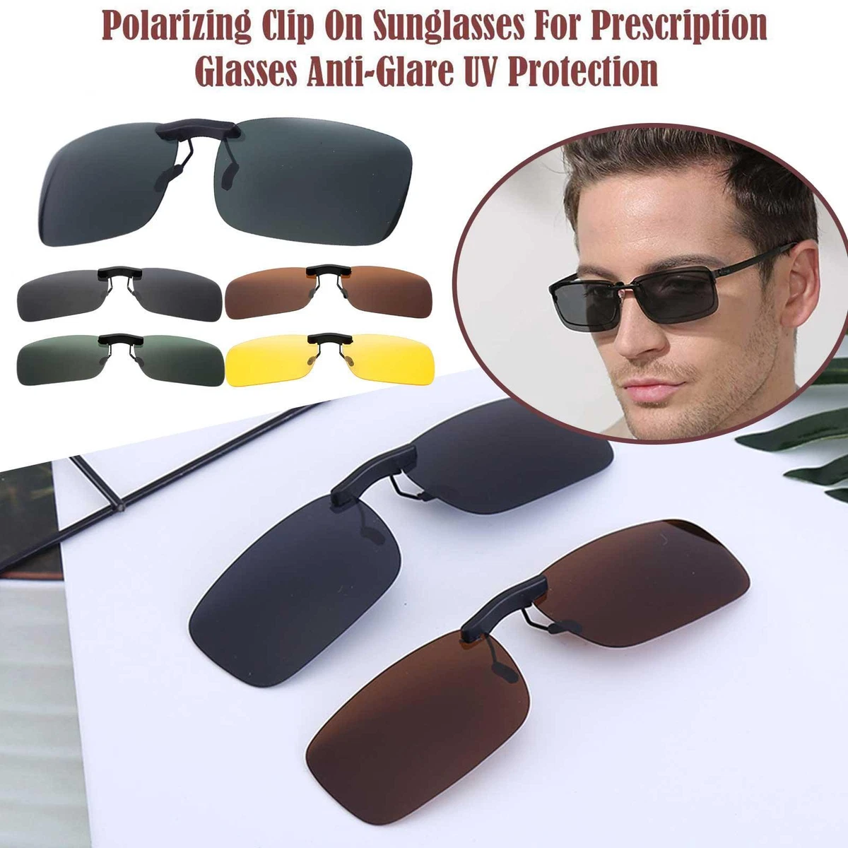 Driving Sunglasses for Men UV Protection Anti Glare Anti