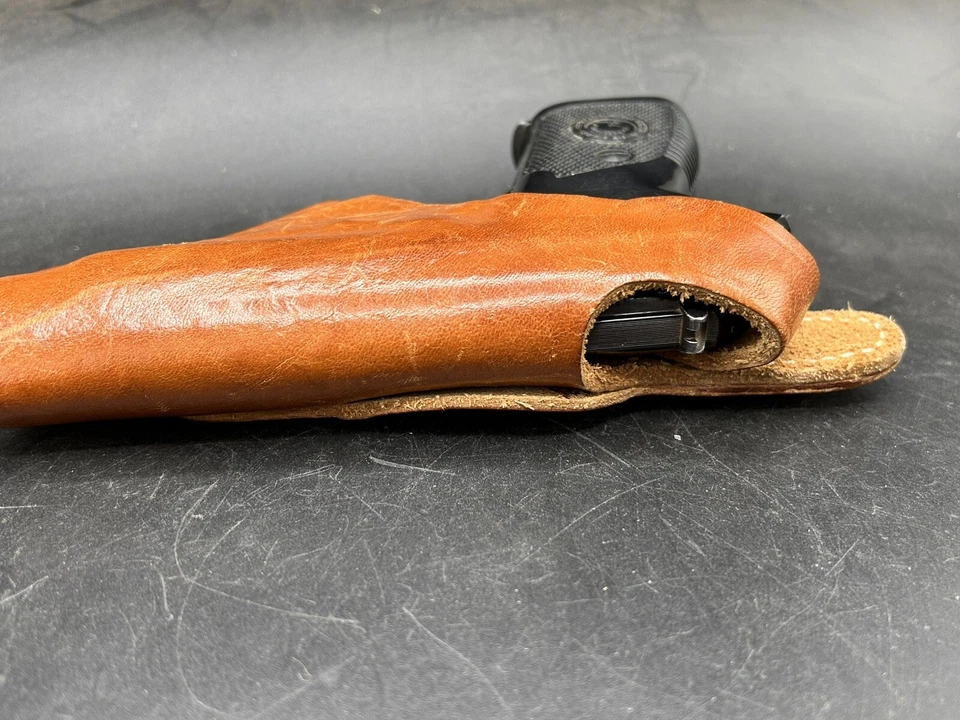 Italian Leather Holster Zastava M70 70 Right HAND, Made In Italy - Image 4 of 4