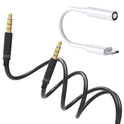 Type C to 3.5mm Audio Jack Cable Headphone Cable f Huawei P20/P20 Pro SmartPhone