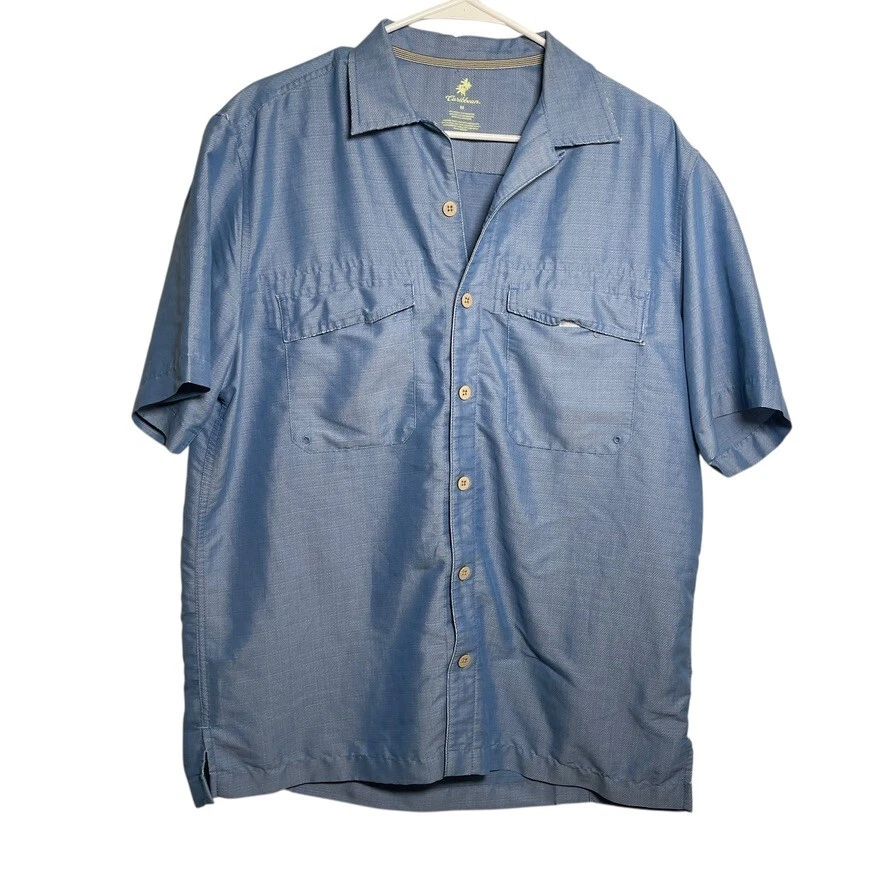 Chemise Hawaïenne Caribbean Joe Homme – Manches Courtes, Motif Floral, Taille M