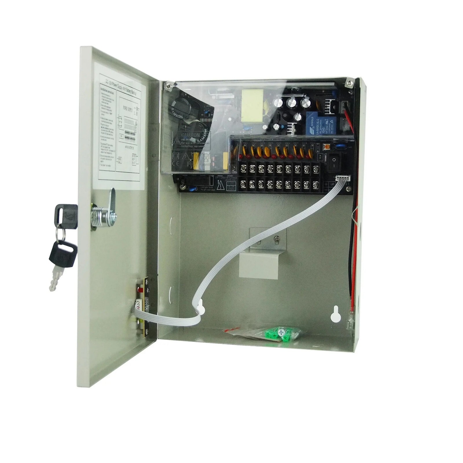 Box Alimentazione 12V 15A UPS Backup 9 Canali - Distribuzione Professionale