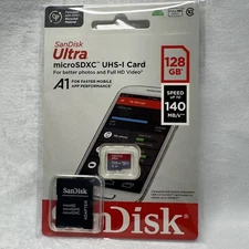 Sandisk Ultra 128GB Class 10 microSDXC Memory Card - SDSQUAB-128G-GN6MN