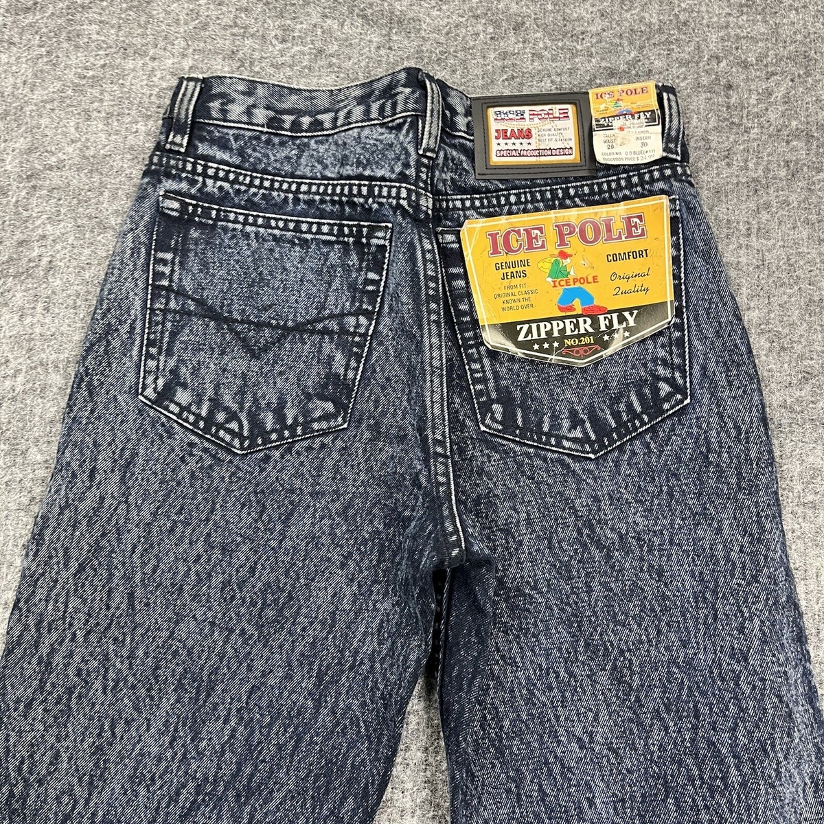 Vintage Ice Pole Jeans Mens 29x30 Blue Denim Straight Leg Vintage Ice Pole Jeans Mens 29x30 Blue Denim Straight Leg