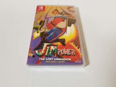 JIM POWER: THE LOST DIMENSION New NINTENDO SWITCH Game Strictly Limited #/2000