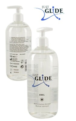 Lubrifiant Intime Just Glide 200 Ml - à Base D'eau, Sans Parfum - Compatible Avec Les Sextoys