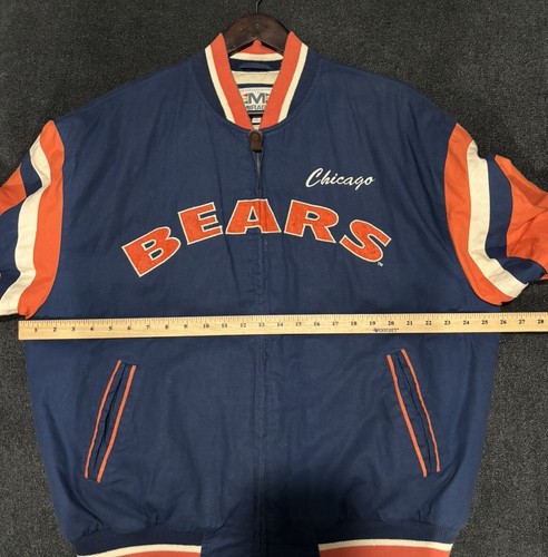 Vintage Chicago Bears Varsity Jacket Men Large NFL Throwbacks 1963 1985 Mirage - Bild 21 von 23