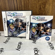 Nintendo DS My Sims Agents Case and Manual Only