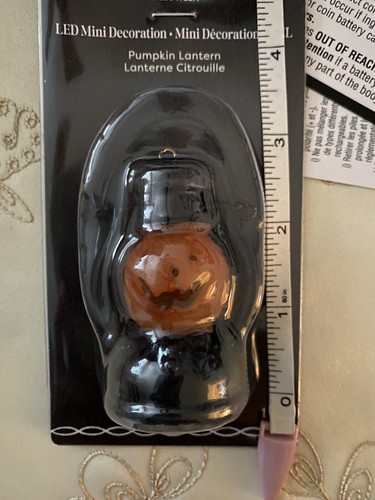 ASHLAND HALLOWEEN MINIATURA LANTERNA LED ZUCCA ~ NUOVA IN CONFEZIONE - Foto 3 di 3