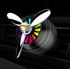 Car Air Freshener Vent Clip Fan Fragrance Aroma Perfume Diffuser