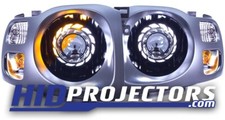 Nissan Xterra 2002-2004 Led Headlights Turbine Stage 2 Bi-led Switchback Custom