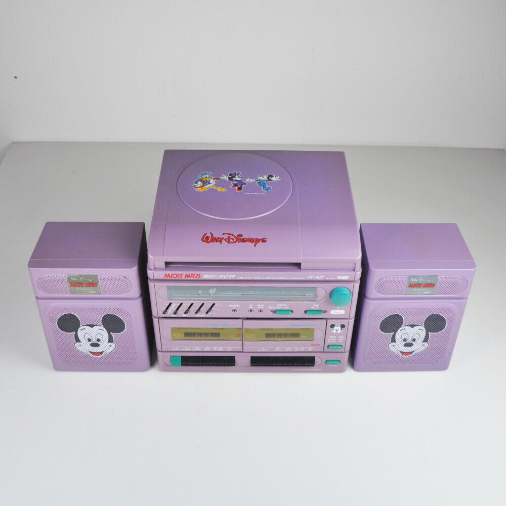 Mickey Mouse Music Centre Pp 7611 - Vintage - 2-Band Double Mickey Mouse Music Centre Pp 7611 - Vintage - 2-Band Double