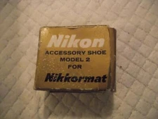 NIKON NIKKORMAT ACCESSORY COLD SHOE MODEL 2 FLASH SHOE ADAPTER