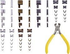 Reißverschluss Reparatur Set Zipper Schieber Repair Ersatz Metall Zange Set