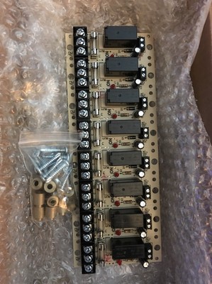 SIMPLEX GRINNELL TYCO 2088-9029 RELAY 8SPDTW/LED FUSE MR-818/S