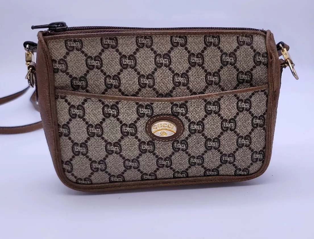 Gucci GG Plus Sherry Line Crossbody Bag - Neutrals Crossbody Bags