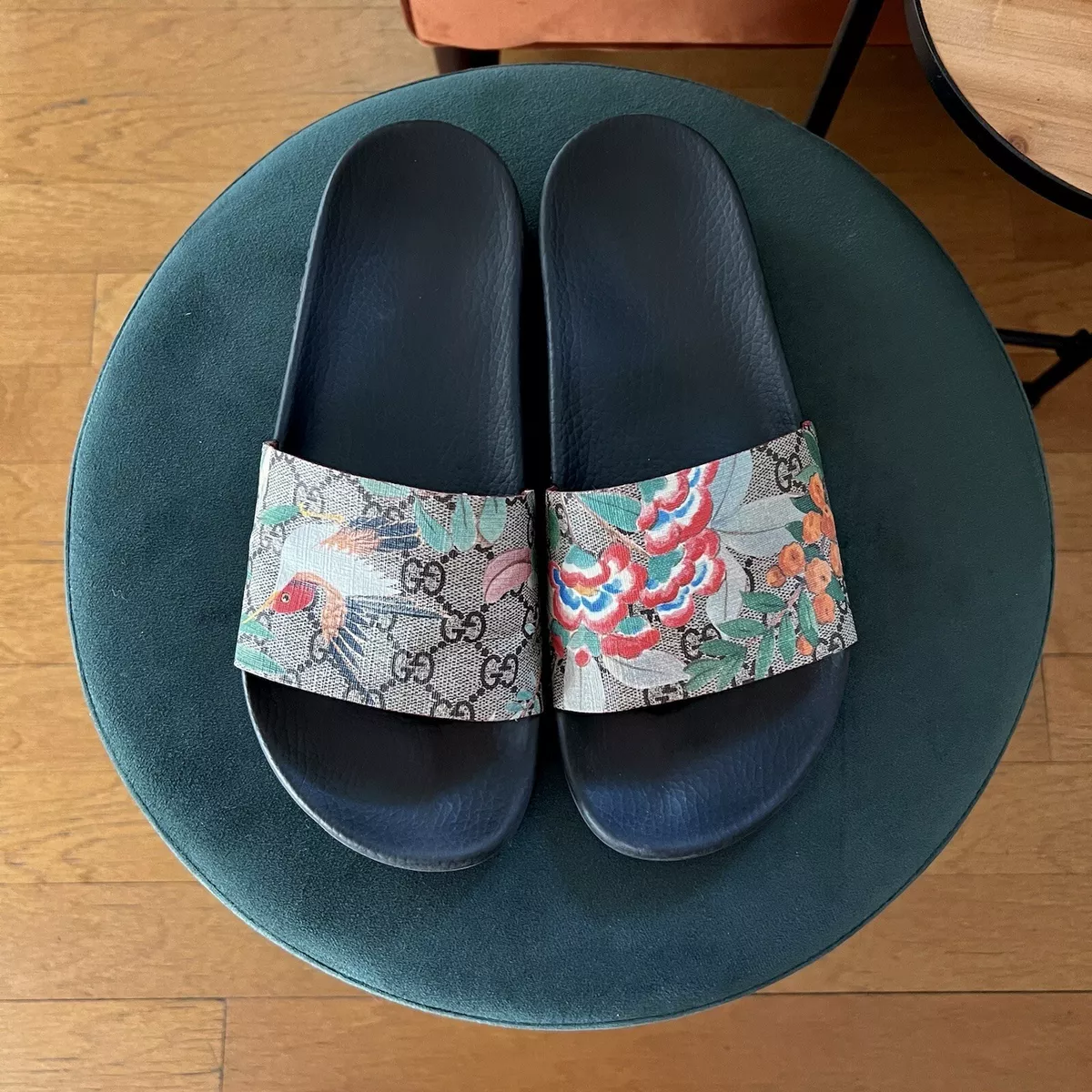 SALE] Gucci Blooms Slides Sandals - Luxury & Sports Store