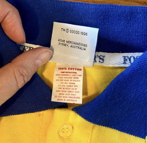 Olympic Supporter GOLD Rugby Shirt -2000 Sydney Olympics - Picture 7 of 7