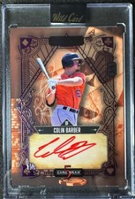 2024 Wild Card 5 Card Draw  Colin Barber Auto #3/5 Purple Border