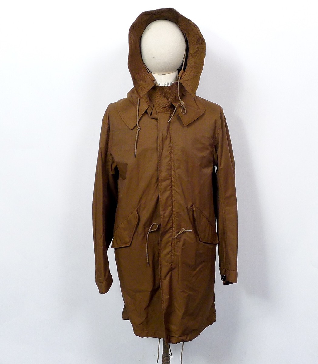 TEN 10 C OLIVE BROWN FISHTAIL PARKA RETAIL $875 NWT SIZE 38 #205