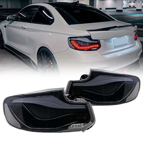 LED Signal Tail Light Assemblies for BMW 2 Series F22 F23 F87 2014-19 & M2 14-21 - Picture 2 of 15