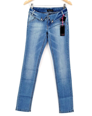 MELROSE Damen JEANS Hose Röhre Skinny slim blue Denim Größe 34 NEU J6