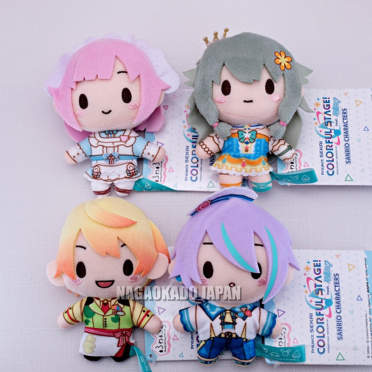 Project Sekai Sanrio Plush toy Fuwapuchi Mascot Rui Tsukasa Nene