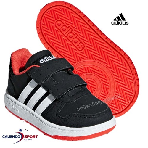 SCARPA BAMBINI ADIDAS B75965 HOOPS 2.0 STRAPPO | eBay