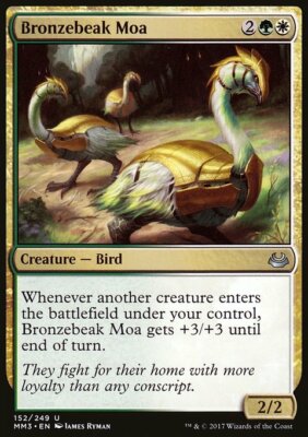Magic the Gathering MTG Bronzebeak Moa (152) Modern Masters 2017   NM