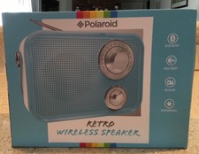 polaroid retro style wireless speaker