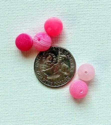 Mixed Lots Of Matte & Smooth Agate Beads 6mm/8mm/10mm U Pick Mix N Match - Picture 49 of 96