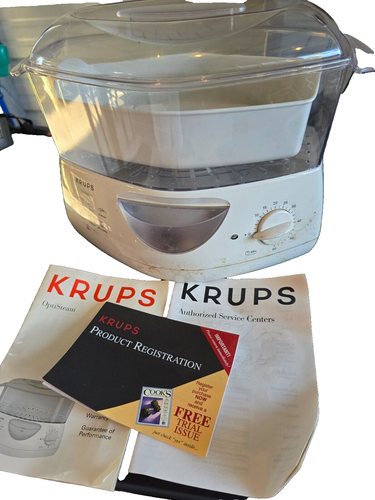 Vaporiera a 2 livelli Krups OptiSteam Plus modello #652 - Foto 2 di 7