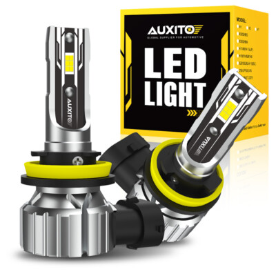 H11 H8 H9 LED Headlight Beam Kit High Low Bulb 6500K Super Bright 36000LM White