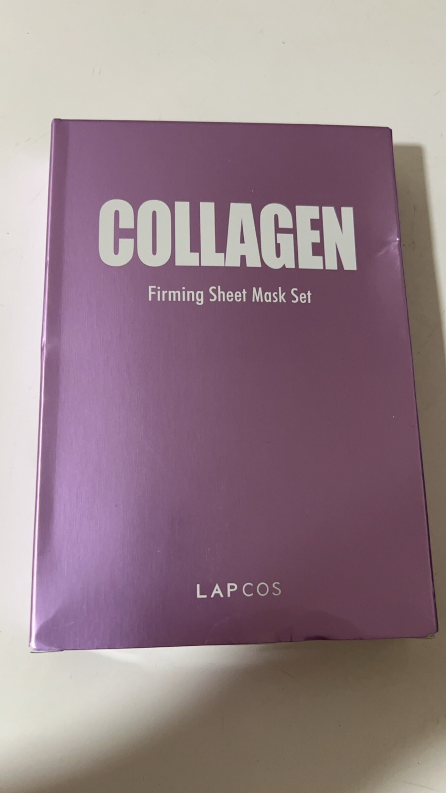 LAPCOS Collagen Firming Sheet Mask Set 5 Sheets for Hydrated Glowing Skin 27ml Each