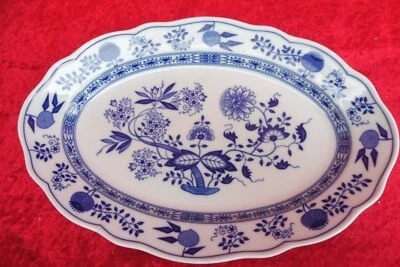 Plateau, Grande Plaque, Plat À Viande ... , Hutschenreuther Motif Oignon, 35,5cm - Photo 1/3