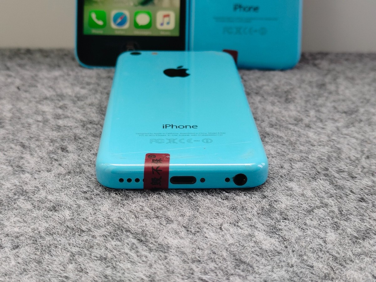 9/10 Good&Original Apple iPhone 5c Blue 8/16/32GB Factory UNlocked