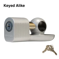 Master Lock Fits 1-7/8" & 2" Couplers-(1) Keyed Alike Trailer Lock 377KA-1