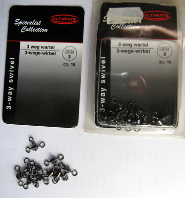 Kreuzwirbel schwarz Größe 3 Ultimate 2 Pack a 10 Stück