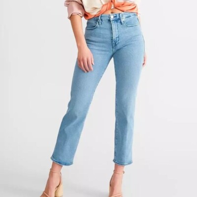 NWT Good American Good Legs Straight Blue Jeans 27