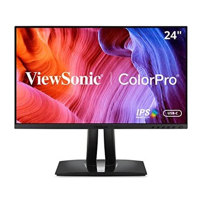 VP2456 24 Inch 1080p IPS Monitor with Ultra-Thin Bezels, Pantone Validated, H...