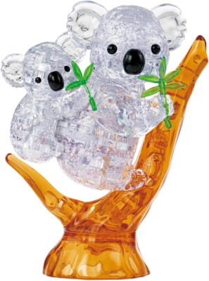 3D puzzle, 60 piece jigsaw, crystal puzzle, koala, 50298, BEVERLY