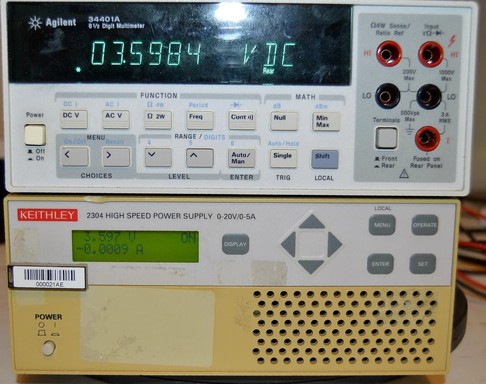 Fuente de alimentación de alta velocidad Keithley 2304A con ventilador nuevo, lectura, GPIB, manual Foto 2 de 4