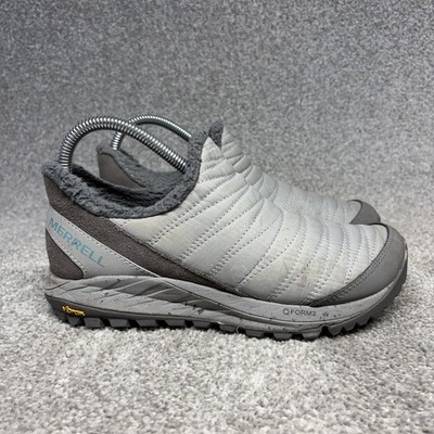 Merrell Antora 3 Termo Moc Women s 7 Gray Slip On Shoes Sneakers Lined J066952