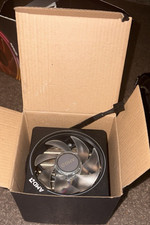 AMD CPU Fan with Heatsink Cooler for CPU Processor, Black Boxed 