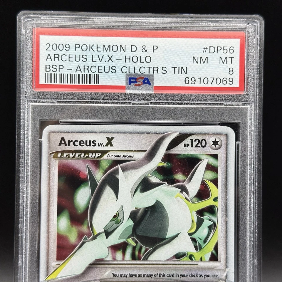 2009 POKEMON BLACK STAR PROMO ARCEUS LV X #DP56 ULTRA RARE PSA 8 NM #69107069 - Image 4 of 4
